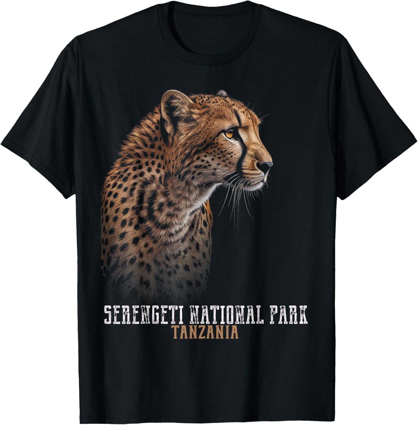Serengeti National Park Tanzania T-Shirt - T-Shirt | Black