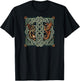 Intricate Celtic Knot with Dragon and Phoenix T-Shirt - T-Shirt | Black