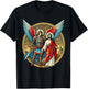 Archangel Gabriel Catholic Christianity Guardian Angel T-Shirt - T-Shirt | Black
