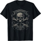 Skull & Crossbones, Pirate Vintage T-Shirt - T-Shirt | Black