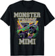 Monster Truck Mimi Monster Truck Are My Jam Truck Lovers T-Shirt - T-Shirt | Black