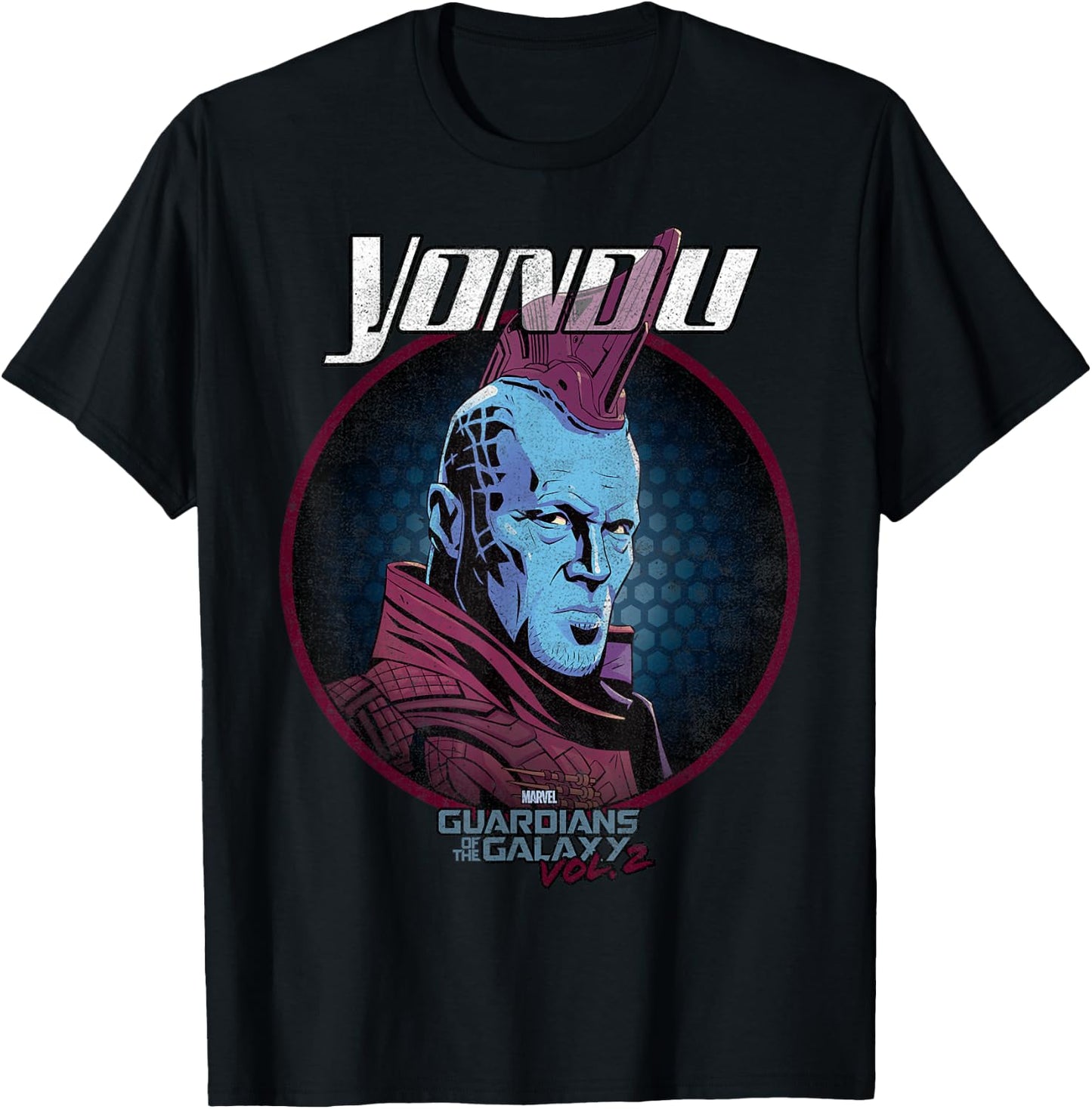Marvel Guardians of the Galaxy Vol 2 Yondu Rock Vintage T-Shirt - T-Shirt | Black