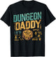 Retro Dungeon Daddy for Father, Fathers Day T-Shirt - T-Shirt | Black