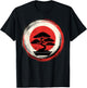 Japanese Bonsai Tree Zen Enso Circle T-Shirt - T-Shirt | Black