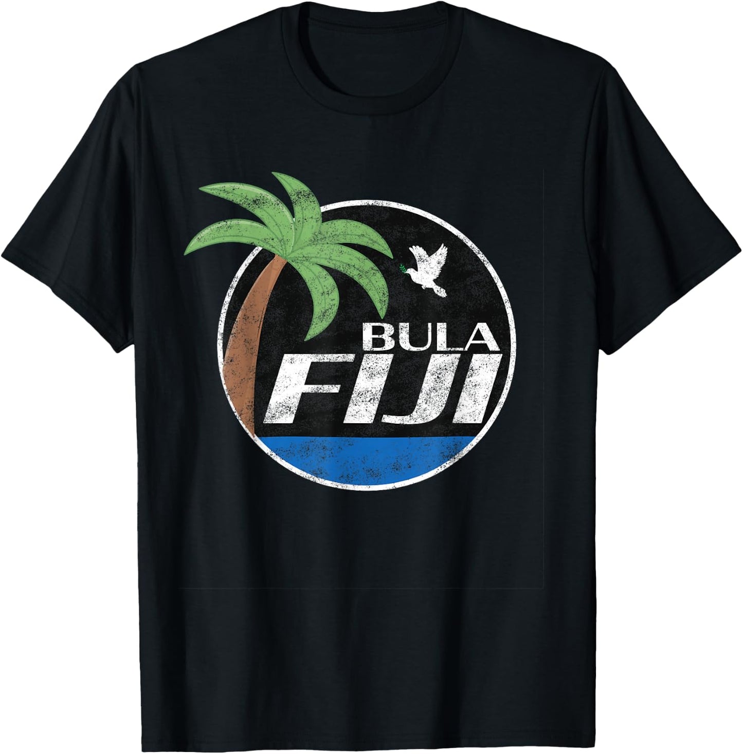 Tourist and Native Fiji Bula T-Shirt - T-Shirt | Black