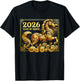 Happy Chinese New Year 2026 - Lunar New Year Horse Red 2026 T-Shirt - T-Shirt | Black