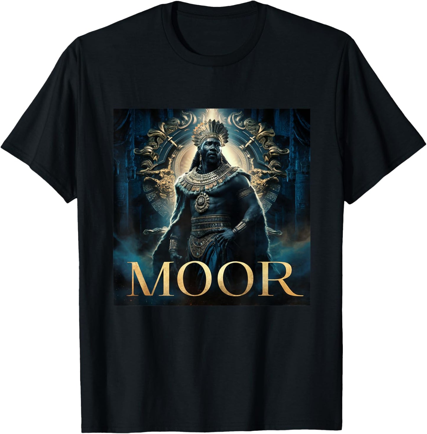 Moorish American - God Body Of Melanin T-Shirt - T-Shirt | Black