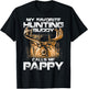 My Favorite Hunting Buddy Calls Me Pappy T-Shirt - T-Shirt | Black