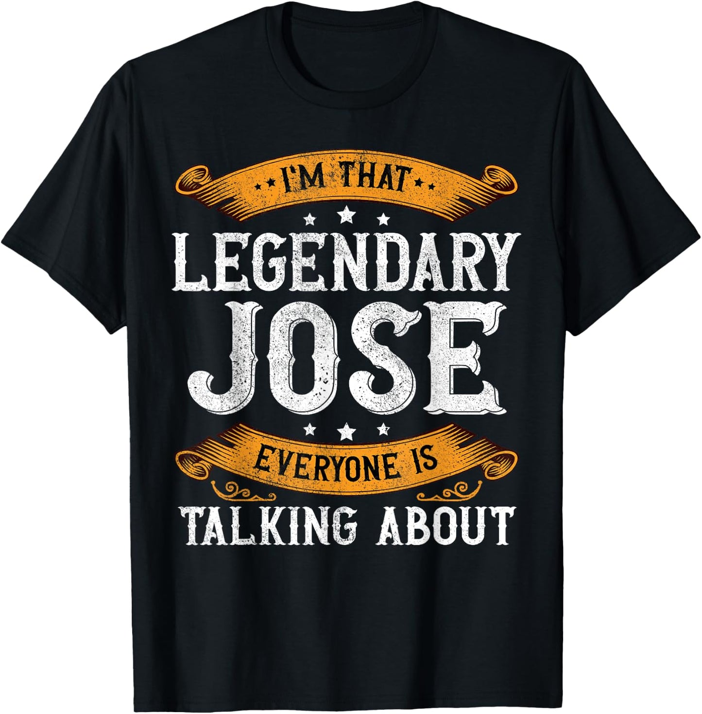Jose Personal Name Funny Jose First Name T-Shirt - T-Shirt | Black