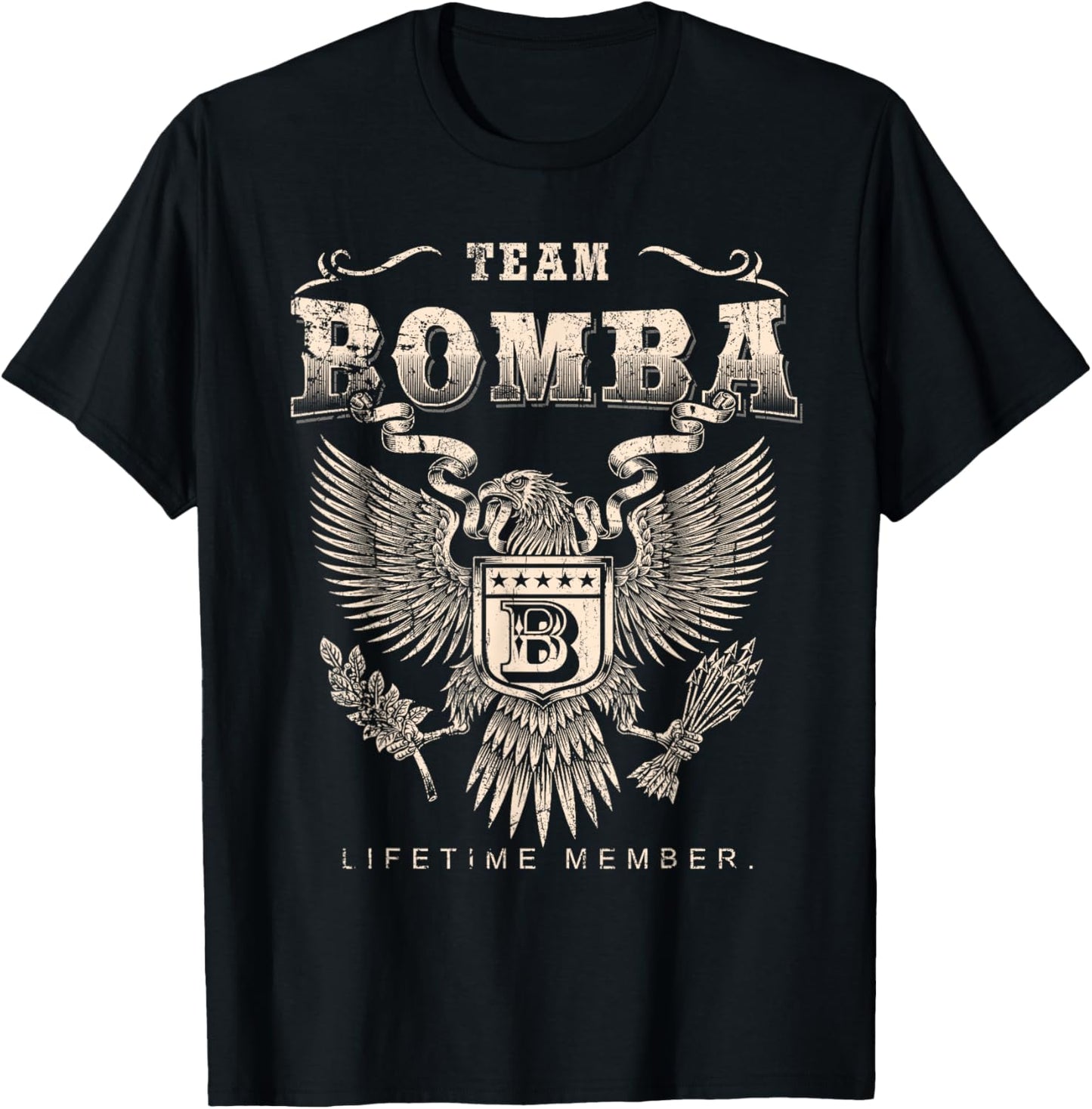 Team Bomba Lifetime Member - Bomba Name T-Shirt - T-Shirt | Black