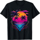 Vibrant Retro T-Shirt - T-Shirt | Black