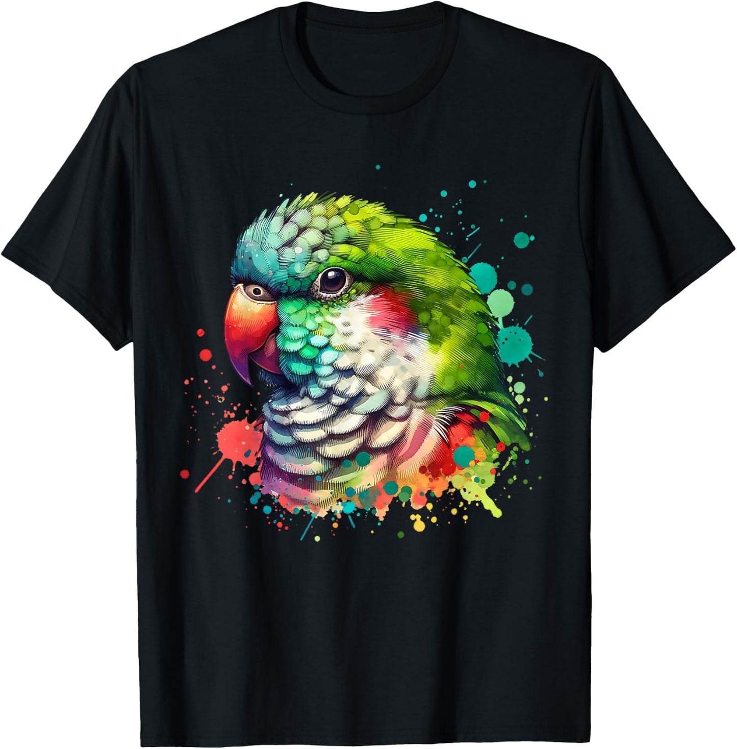 Quaker Parrot T-Shirt - T-Shirt | Black