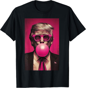 Trump Pink Bubblegum T-Shirt - T-Shirt | Black