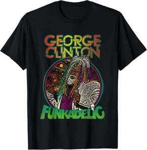 Popfunk George Clinton Live Hair , Small T-Shirt - T-Shirt | Black