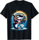 Disco Ball Guitar Orca Whale T-Shirt - T-Shirt | Black