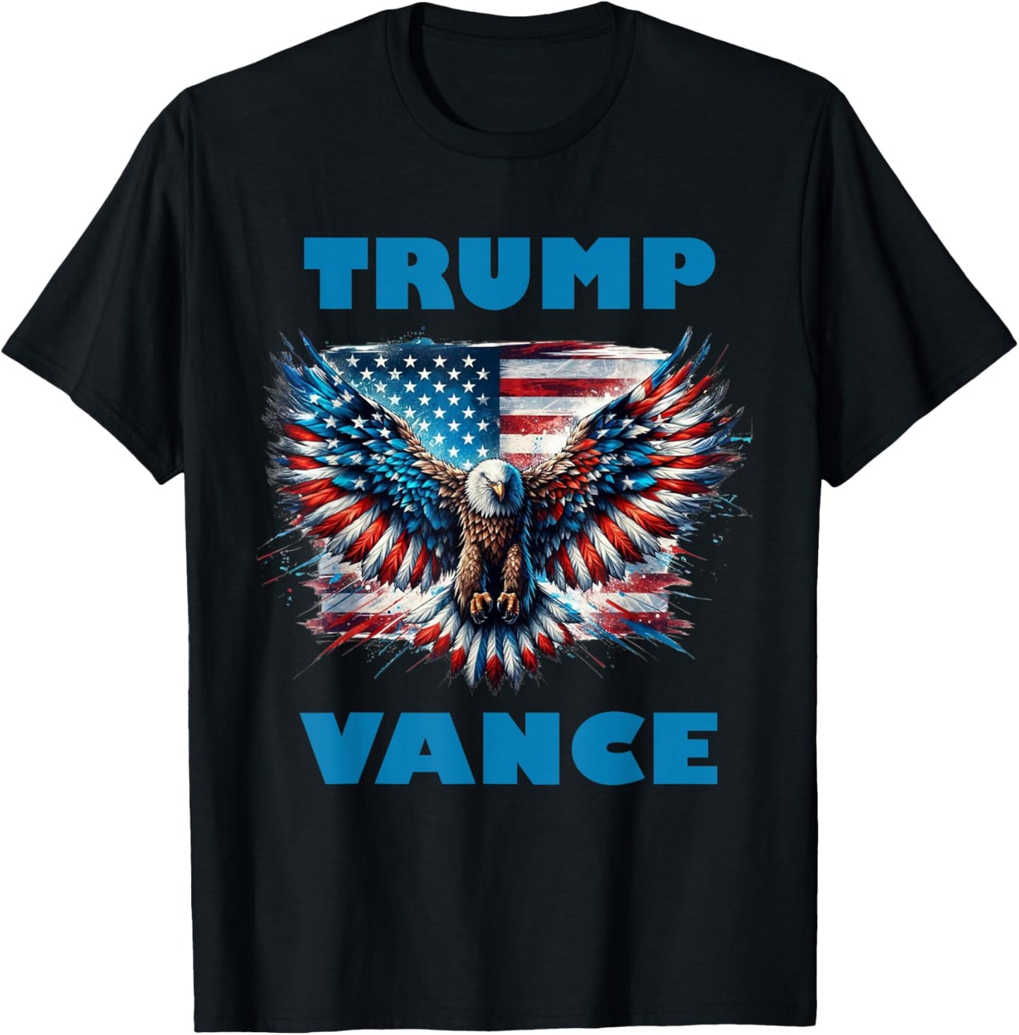 Trump Vance Eagle Donald Trump 2024 T-Shirt - T-Shirt | Black