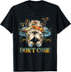 Cruise Hair Don't Care Messy Bun Ship Cruising Trip T-Shirt - T-Shirt | Black