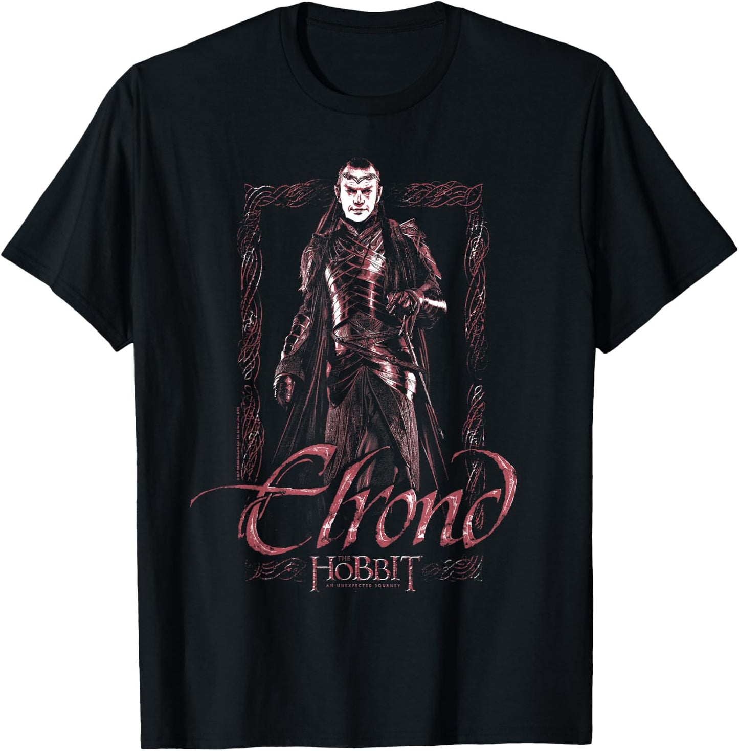 The Hobbit Elrond Stare T-Shirt - T-Shirt | Black