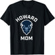 Howard University Bison Arched Mom T-Shirt - T-Shirt | Black