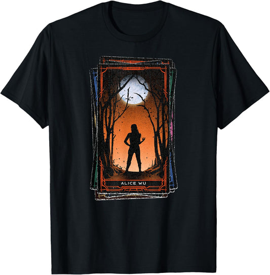 Marvel Agatha All Along Disney+ Alice Wu Tarot Card T-Shirt - T-Shirt | Black