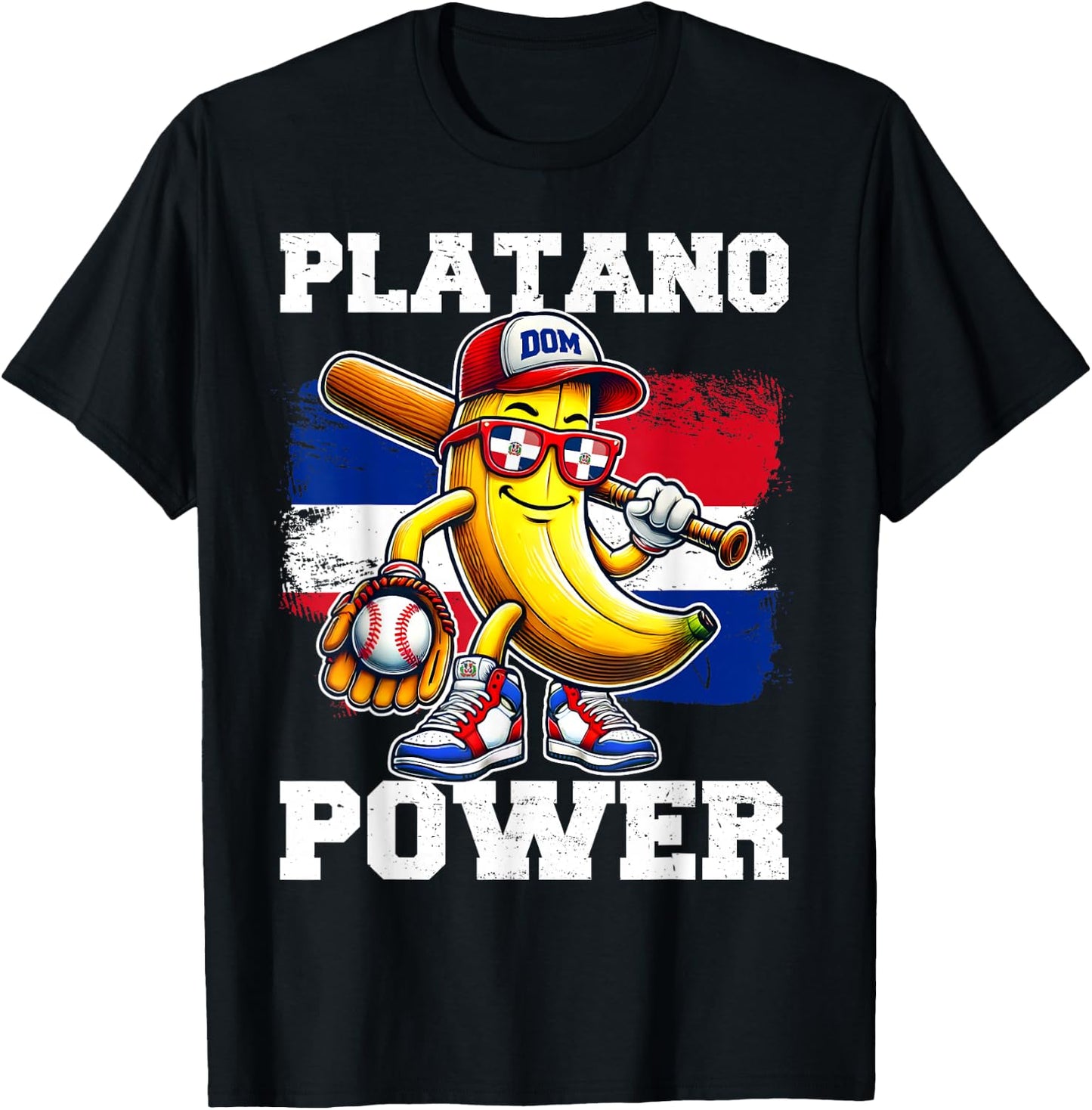 Dominican Republic Platano Power Flag for Boys Kids Toddlers T-Shirt - T-Shirt | Black