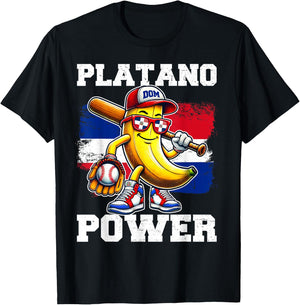 Dominican Republic Platano Power Flag for Boys Kids Toddlers T-Shirt - T-Shirt | Black
