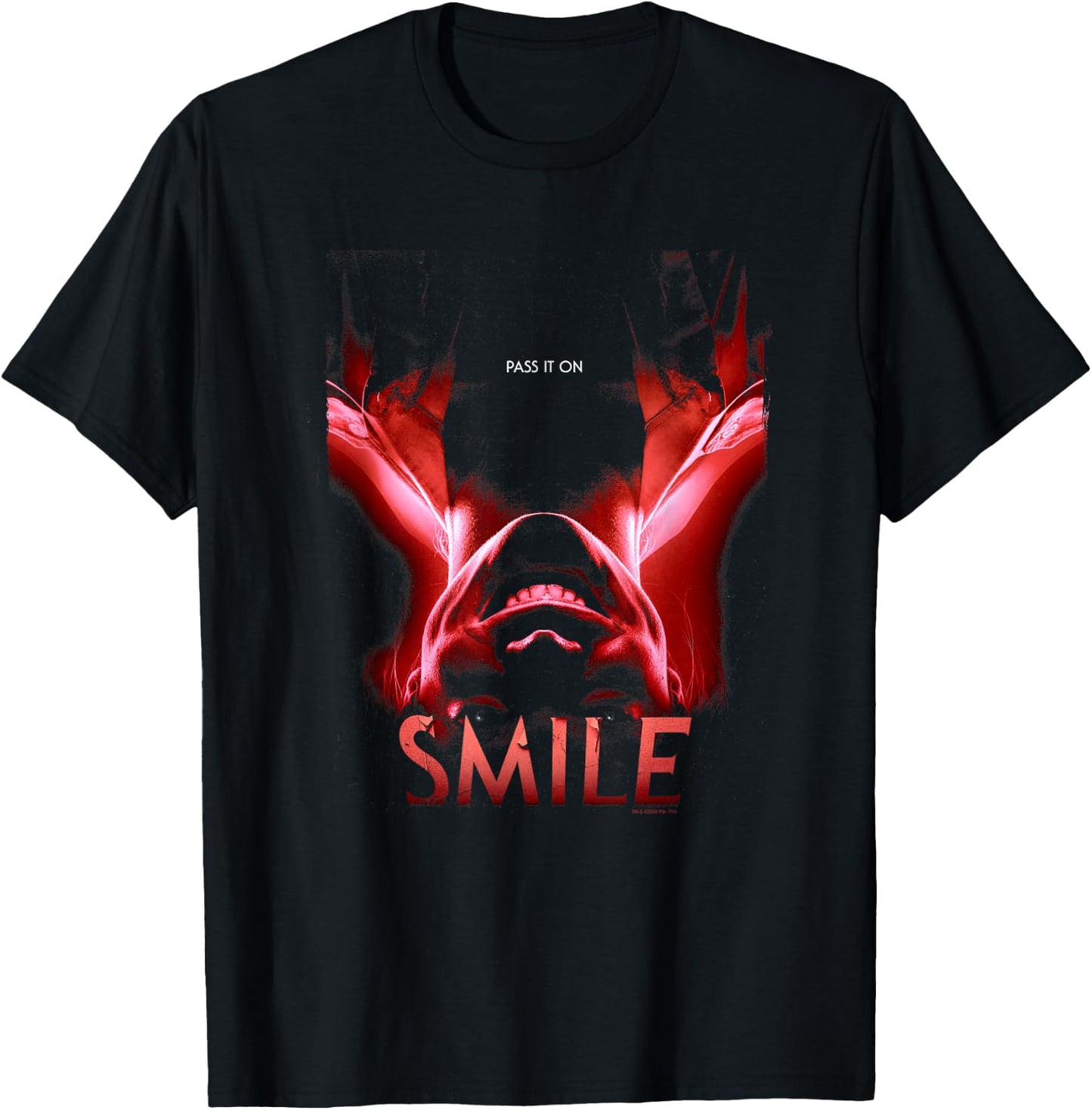 Smile Movie Red Movie Poster T-Shirt - T-Shirt | Black