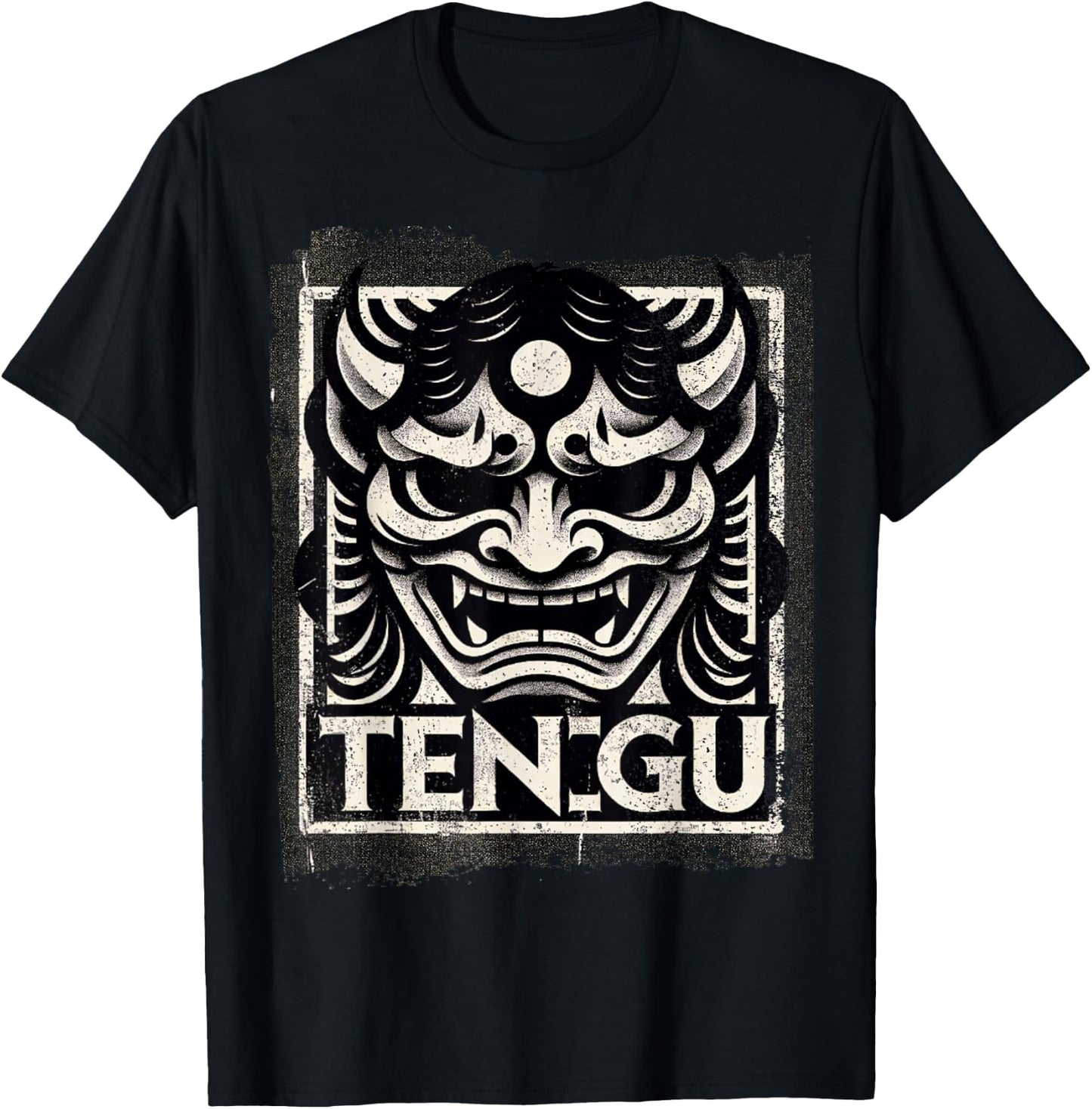 Tengu Vintage Folklore T-Shirt - T-Shirt | Black