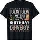 Pawpaw Of The Birthday Cowboy Rodeo Pawpaw T-Shirt - T-Shirt | Black