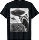 Staffordshire Bull Terrier Dog UFO Extraterrestrial Selfie T-Shirt - T-Shirt | Black