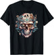 Steampunk skull mechanic gear cyborg vintage T-Shirt - T-Shirt | Black