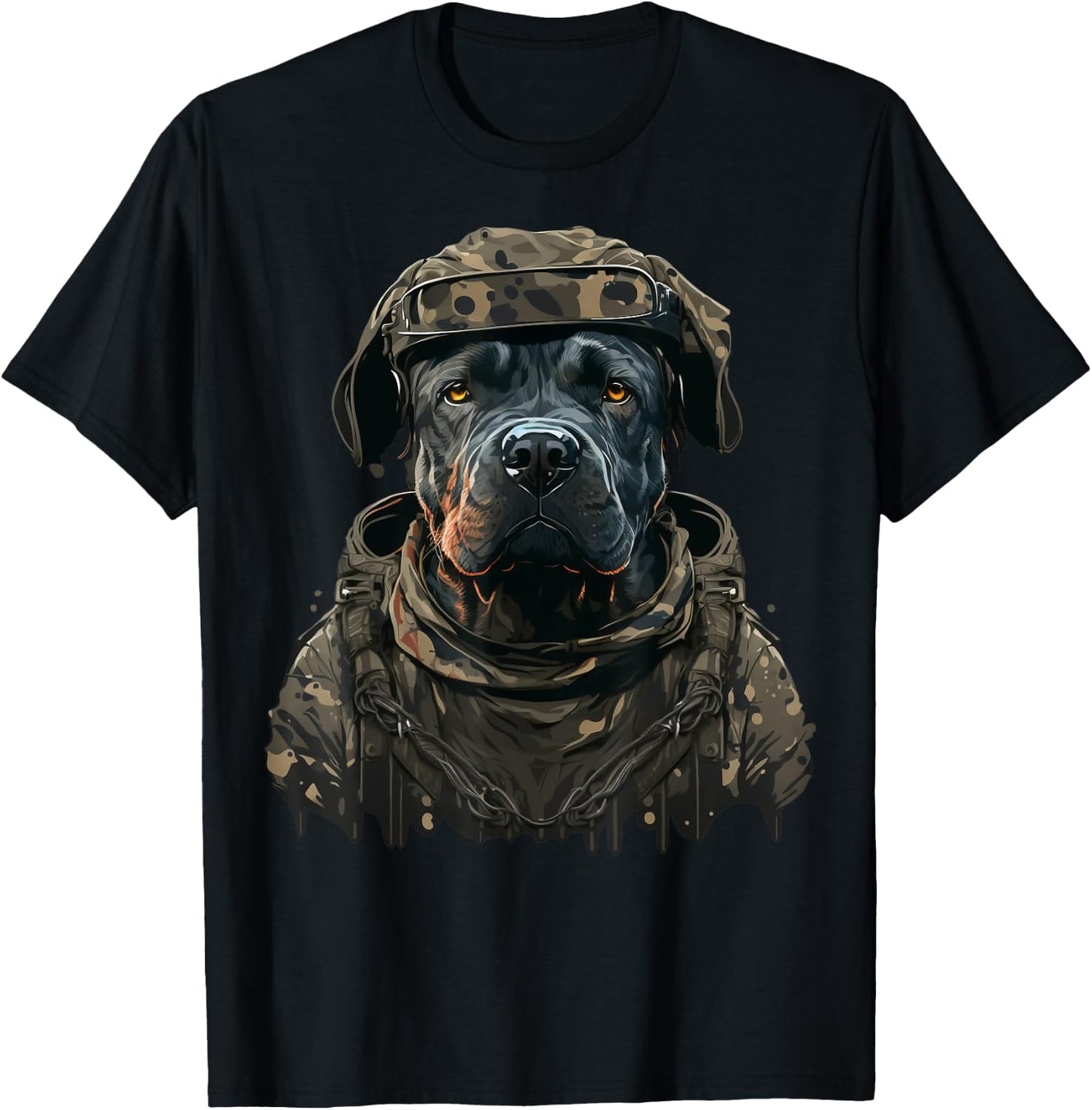 Soldier Cane Corso Army Military Cane Corso T-Shirt - T-Shirt | Black