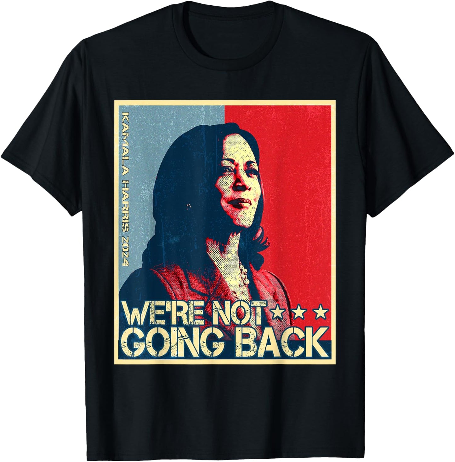 Kamala-Harris 2024 For President Campaign T-Shirt - T-Shirt | Black