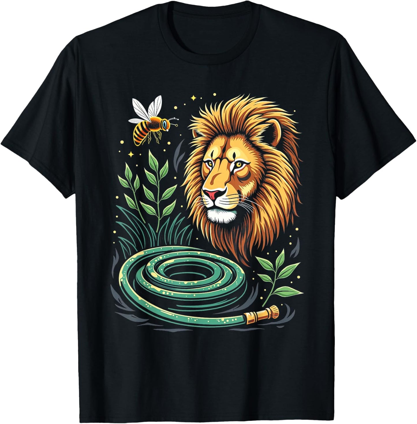 Hose Bee Lion Funny Pun Meme T-Shirt - T-Shirt | Black