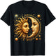 Celestial Moon and Sun Astrology T-Shirt - T-Shirt | Black
