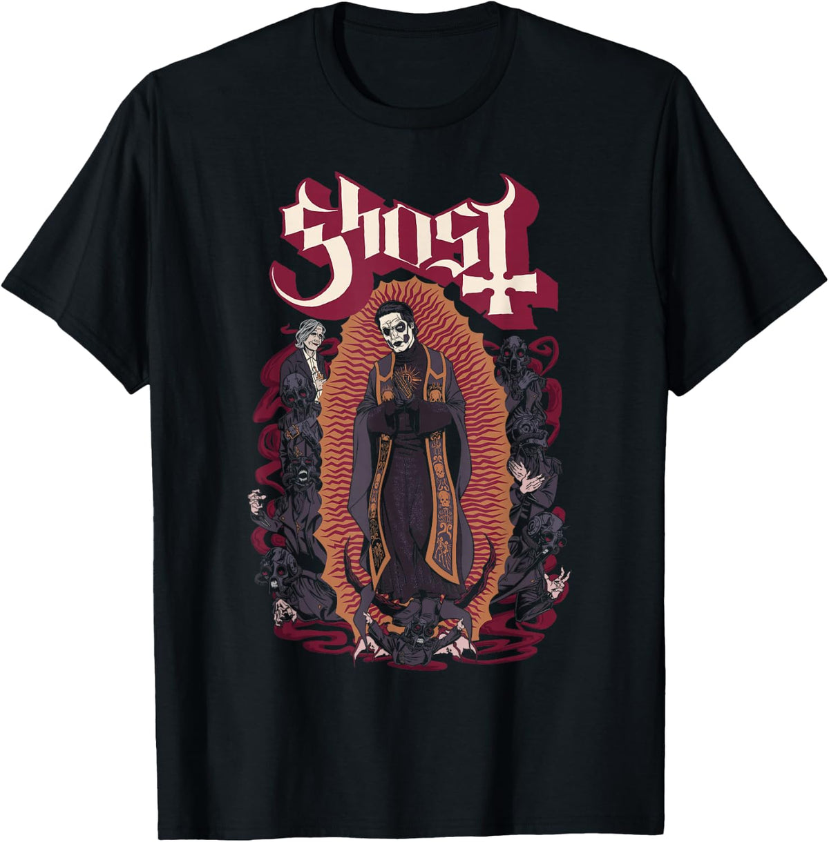 Ghost – Papa Luna T-Shirt - T-Shirt | Black