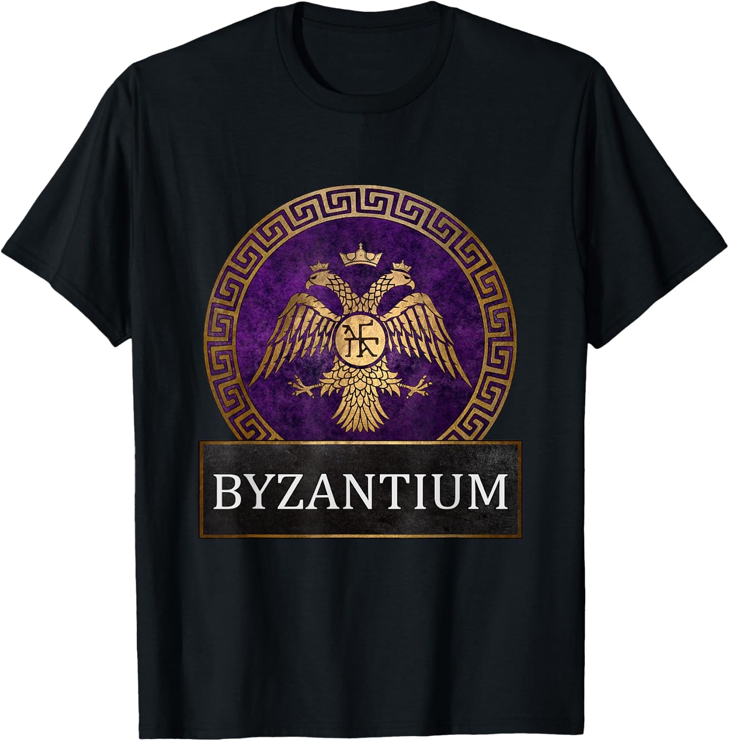 Byzantine Empire Symbol of Constantinople Byzantine Emperors T-Shirt - T-Shirt | Black