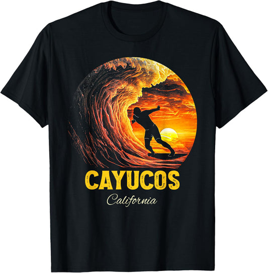 Cayucos California T-Shirt - T-Shirt | Black