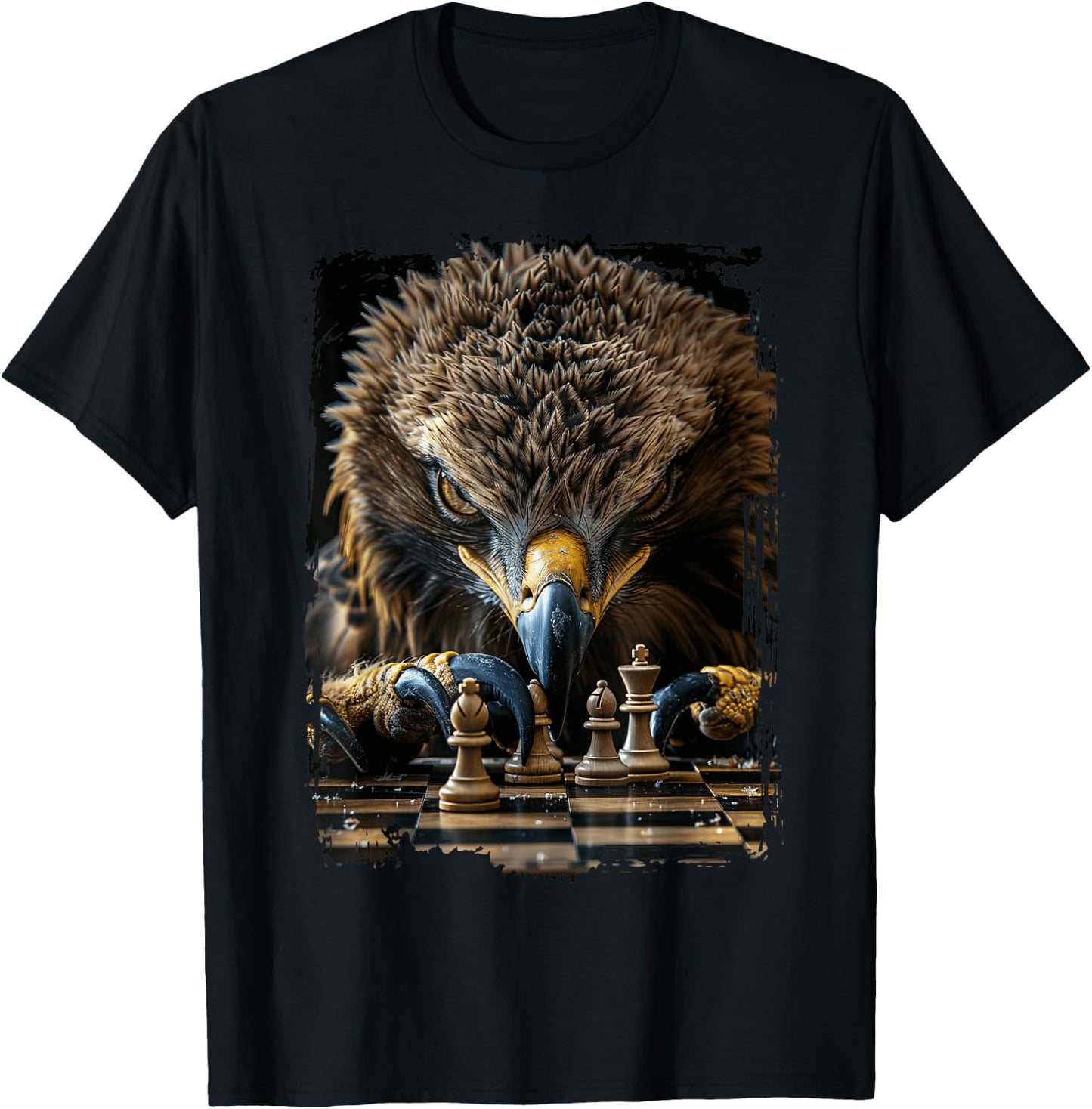 Eagle Chess T-Shirt - T-Shirt | Black