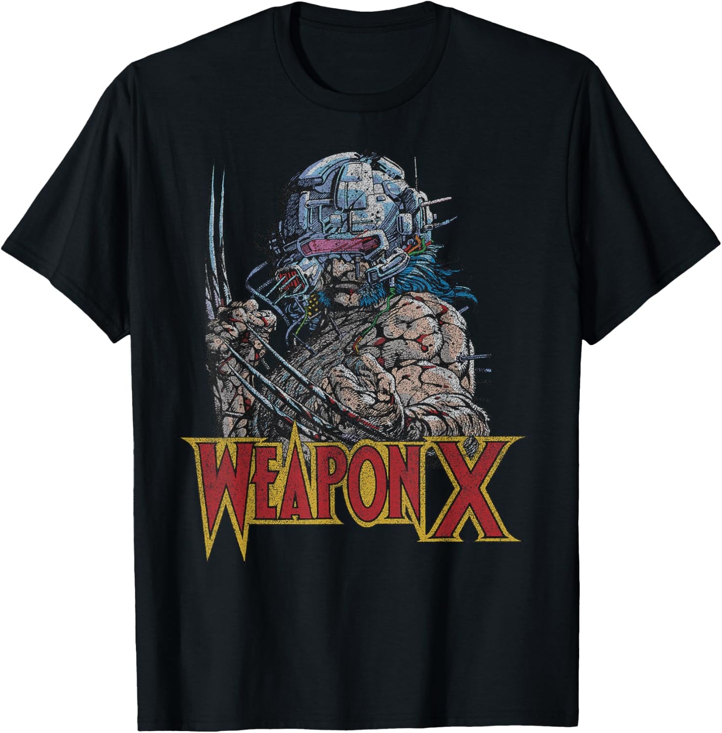 Marvel Weapon X Portrait T-Shirt - T-Shirt | Black