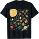 Solar System Planets Girls Boys Astronomy Space T-Shirt - T-Shirt | Black