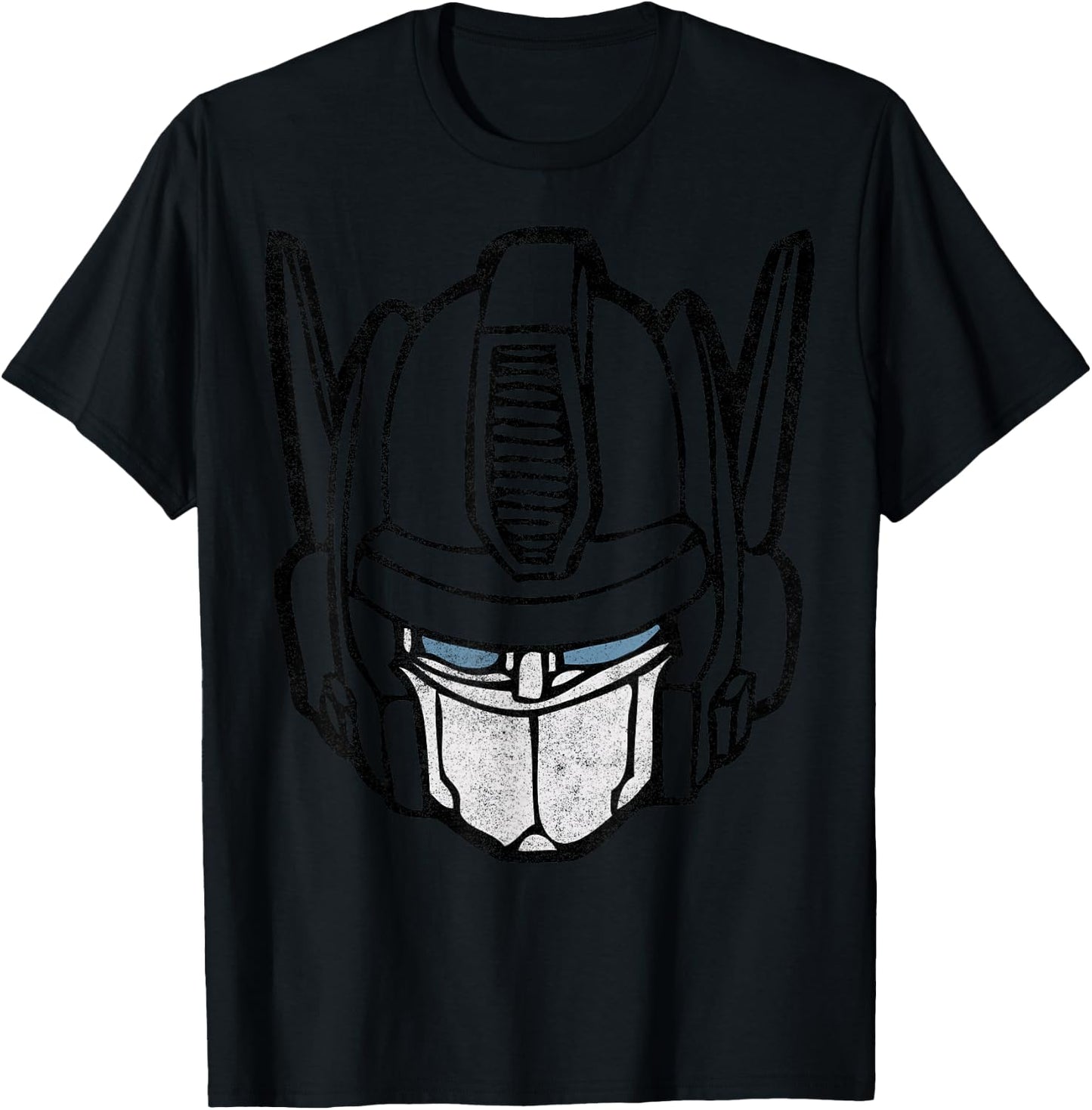 Transformers Optimus Prime Vintage Big Face T-Shirt - T-Shirt | Black