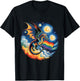 Van Gogh Starry Night Lgbtq Gay Pride Support Dragon T-Shirt - T-Shirt | Black