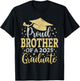 Brother Senior 2025 Proud Brother Of A Class Of 2025Graduate T-Shirt - T-Shirt | Black