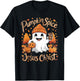 Pumpkin spice & Jesus Christ ghost pumpkin spice Halloween T-Shirt - T-Shirt | Black