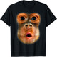 Monkey Stomach Funny Meme Cool Trending Viral Video T-Shirt - T-Shirt | Black