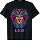 Leo Lion Zodiac Symbol Horoscope Astrology Birthday Gift T-Shirt - T-Shirt | Black