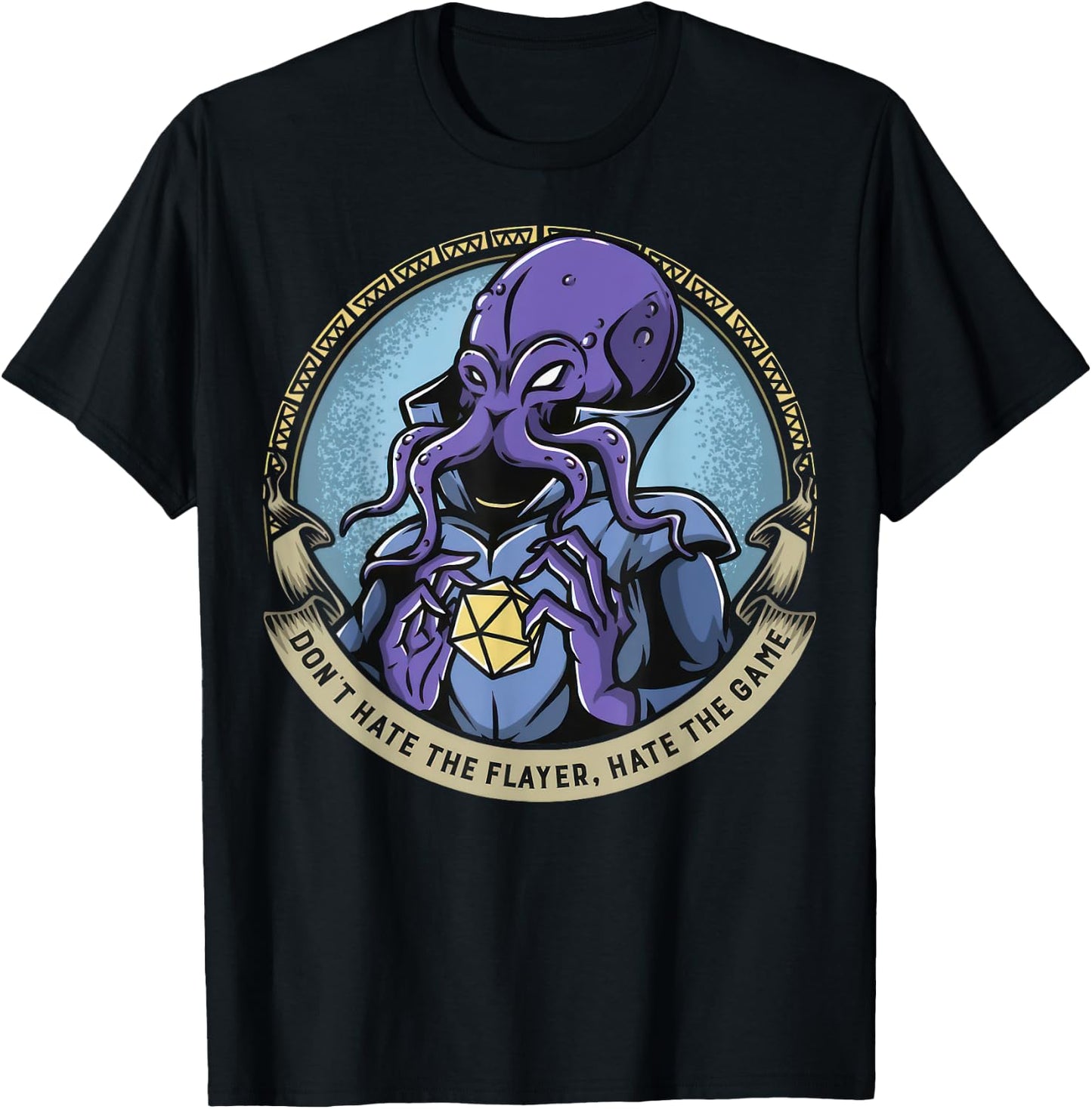 Call Of Ktulu Cthulhu! Don't Hate The Flayer Hate The Game , Small, Black T-Shirt - T-Shirt | Black