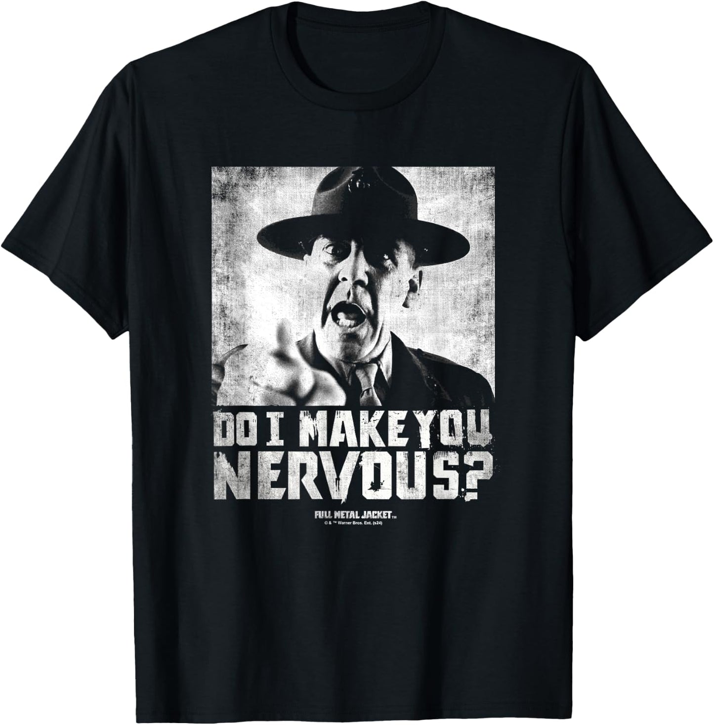 Full Metal Jacket Do I Make You Nervous T-Shirt - T-Shirt | Black