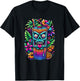 Zombie Tiki Glass Tropical Horror Fan Fun Summer Vacation Men Women T-Shirt - T-Shirt | Black